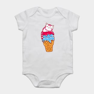 ice cat Baby Bodysuit